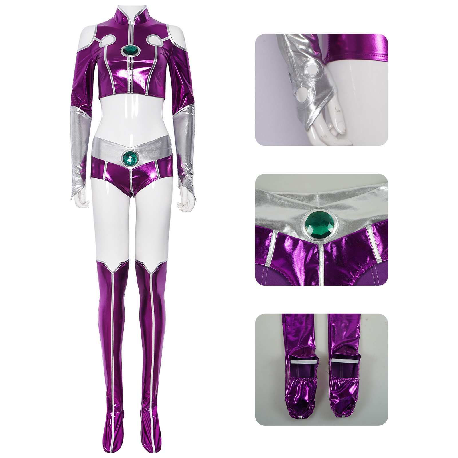 Ethnic Outfit - Anime Teen Titan Starfire Sexy Spandex