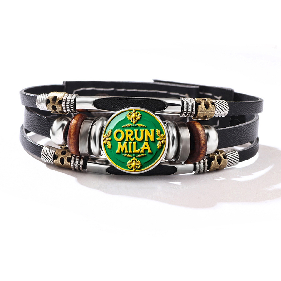 Ethnic Fashion Meaning - Retro Green Golden Orun Mila Text