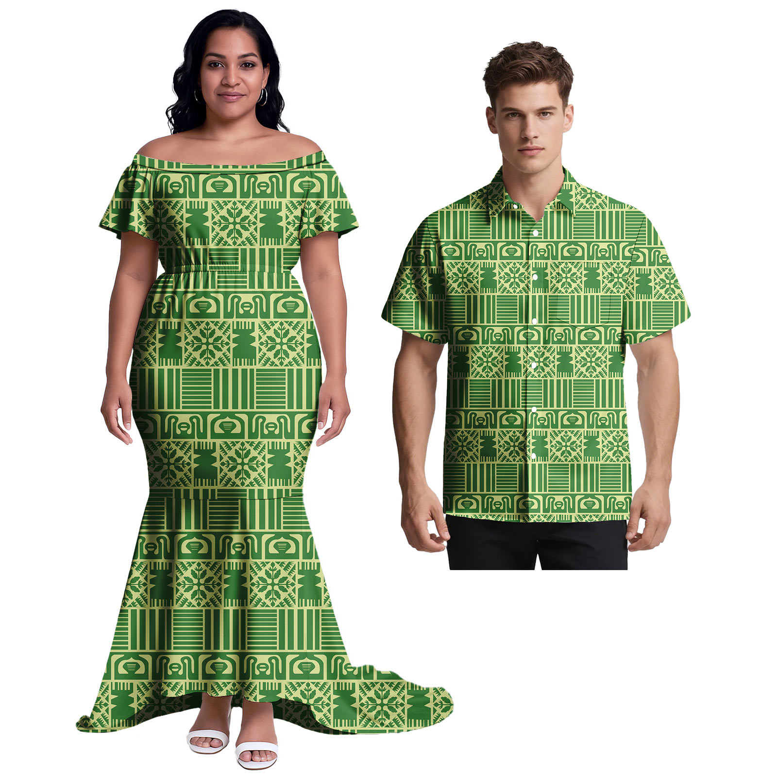 Samoa Custom Clothes Hawaiian  - Ethnic Style Dresses ulasan dan harga
