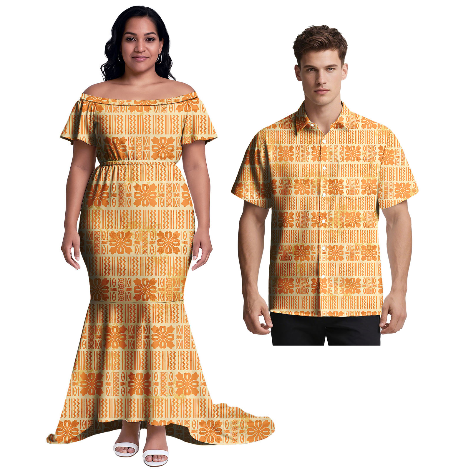 Samoa Custom Clothes Hawaiian  - Ethnic Style Dresses ulasan dan harga