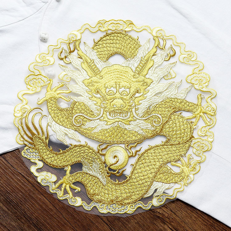 Golden thread dragon circular  - Ethnic Fashion For Men ulasan dan harga