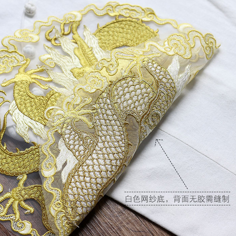 Golden thread dragon circular  - Ethnic Fashion For Men ulasan dan harga