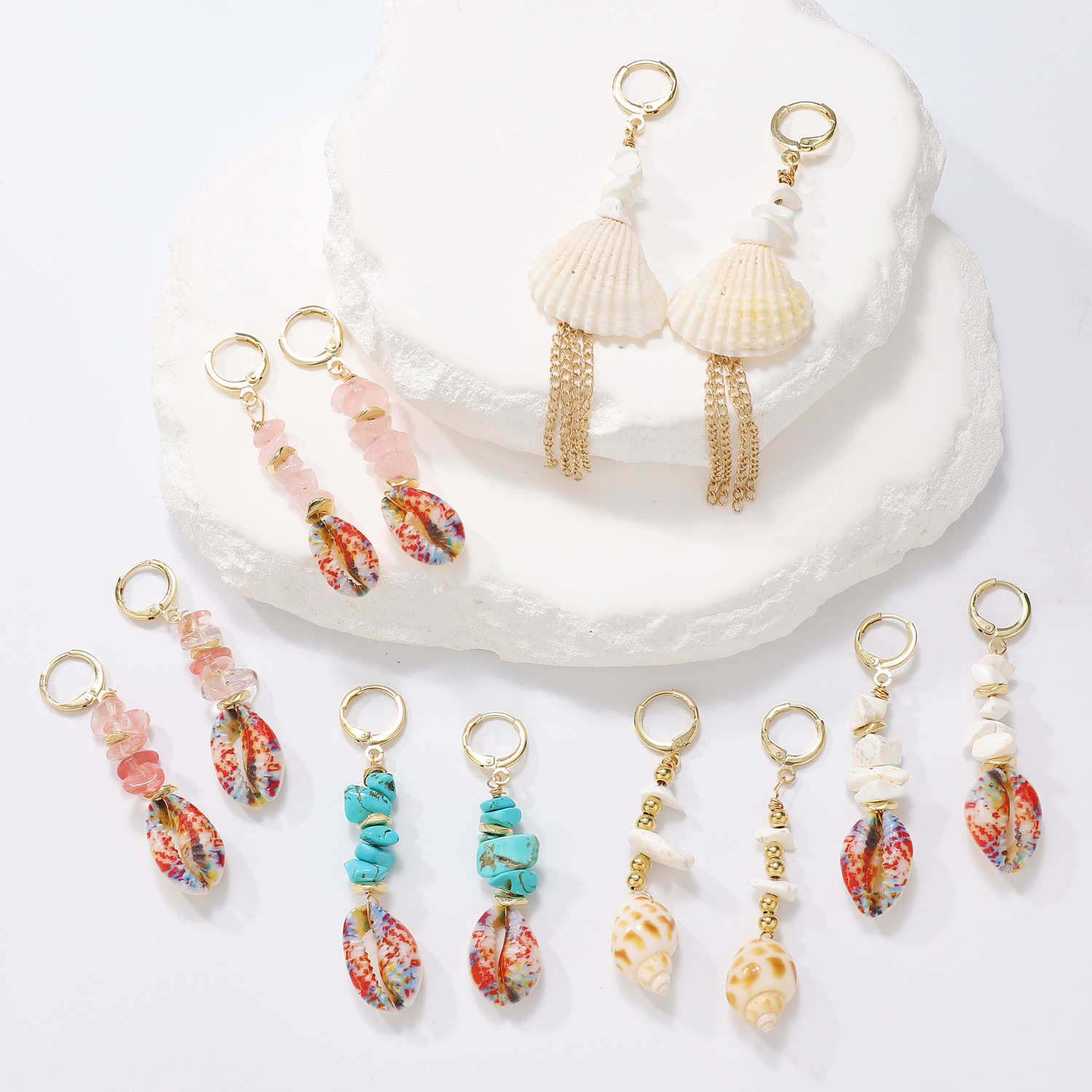 Bohemian Ocean Beach Shell Dro - Ethnic Fashion Trends 2026 ulasan dan harga
