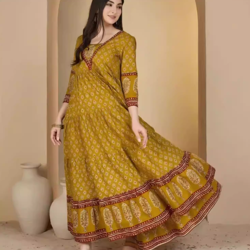 Indian Traditional Thin Cotton - Fashion Ethnic Indian Clothing ulasan dan harga