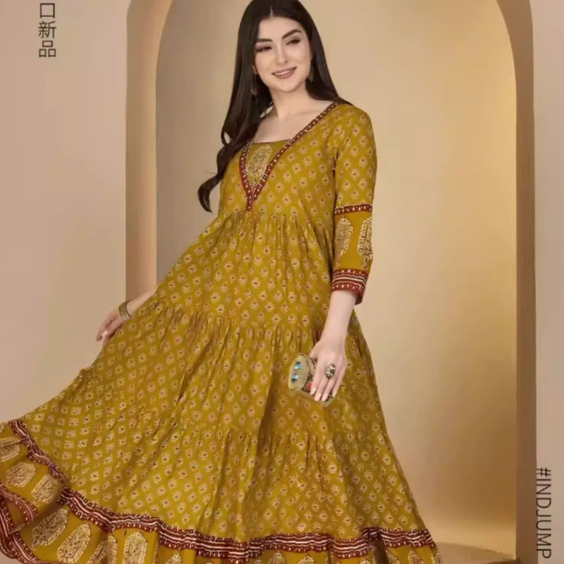 Indian Traditional Thin Cotton - Fashion Ethnic Indian Clothing ulasan dan harga