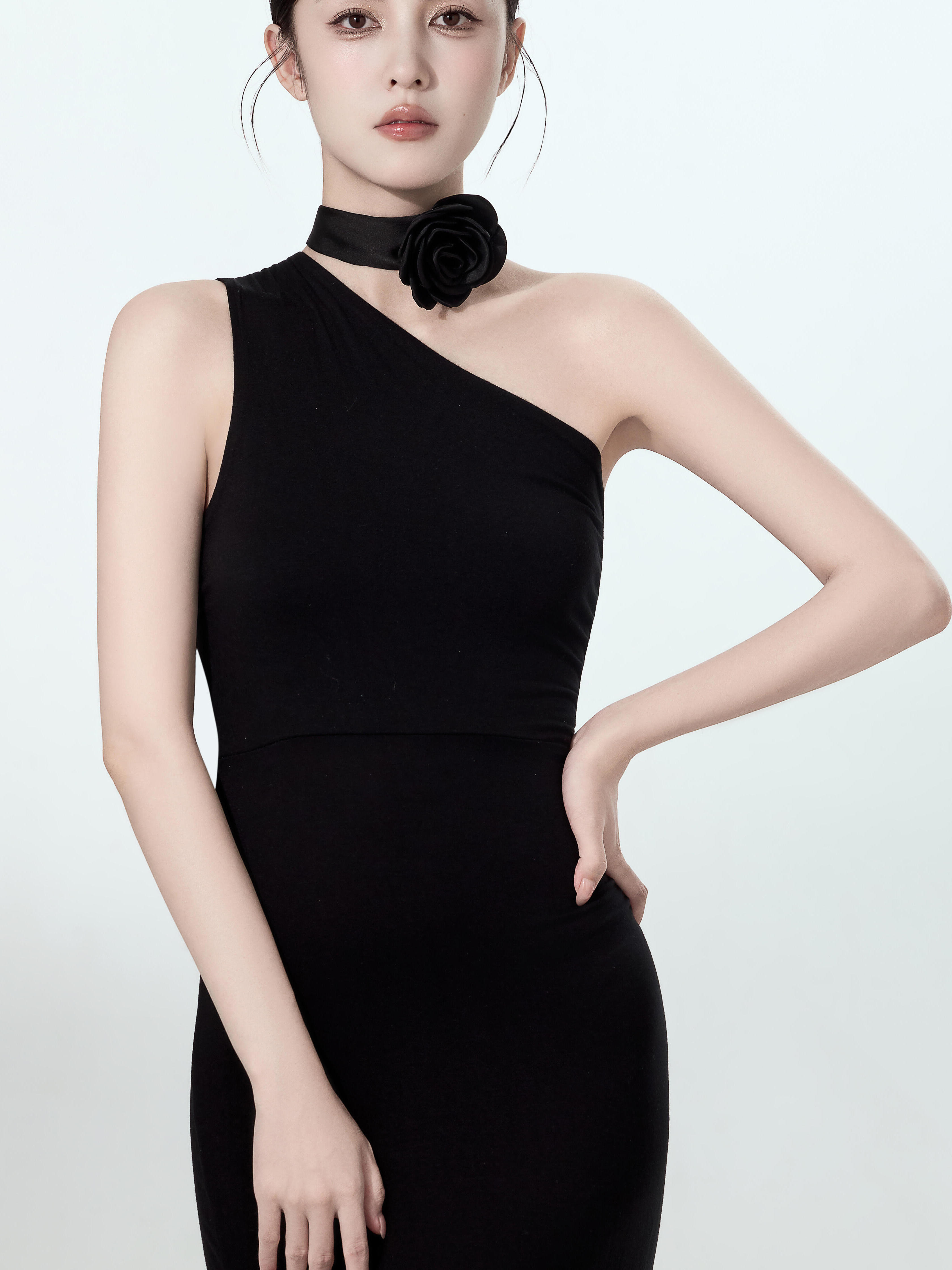 Black Slimming Waist Dress for - Ethnic Style Dresses ulasan dan harga