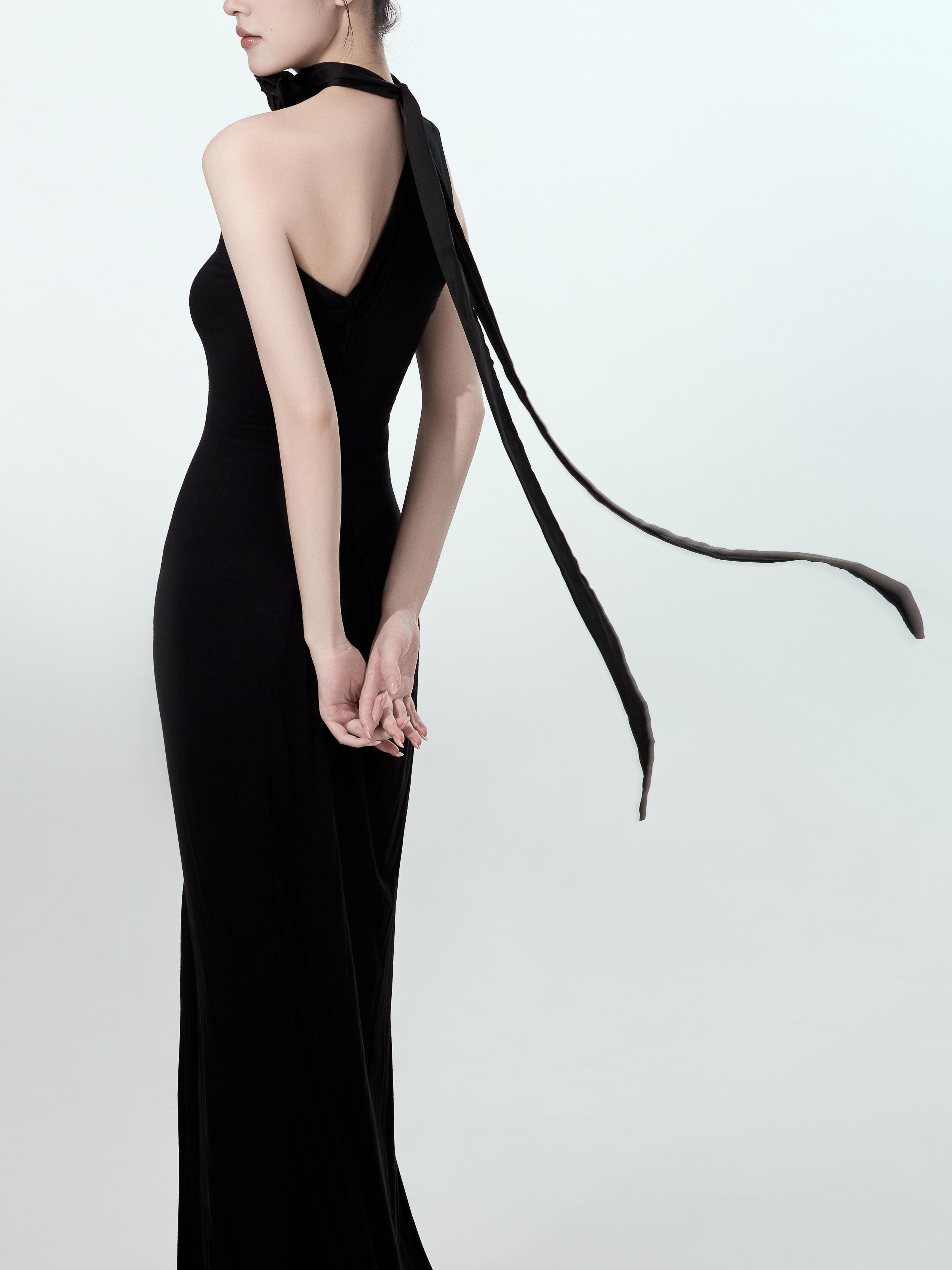 Black Slimming Waist Dress for - Ethnic Style Dresses ulasan dan harga