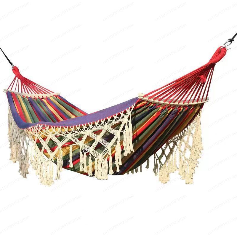 Bohemian Style tassel Hammock  - Ethnic Styling Tips ulasan dan harga