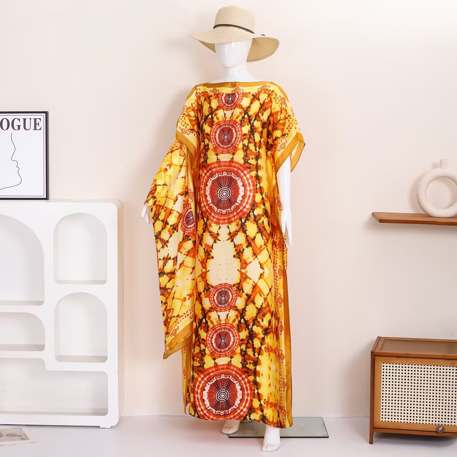1 retro ethnic geometric print - Go Ethnic Fashion ulasan dan harga