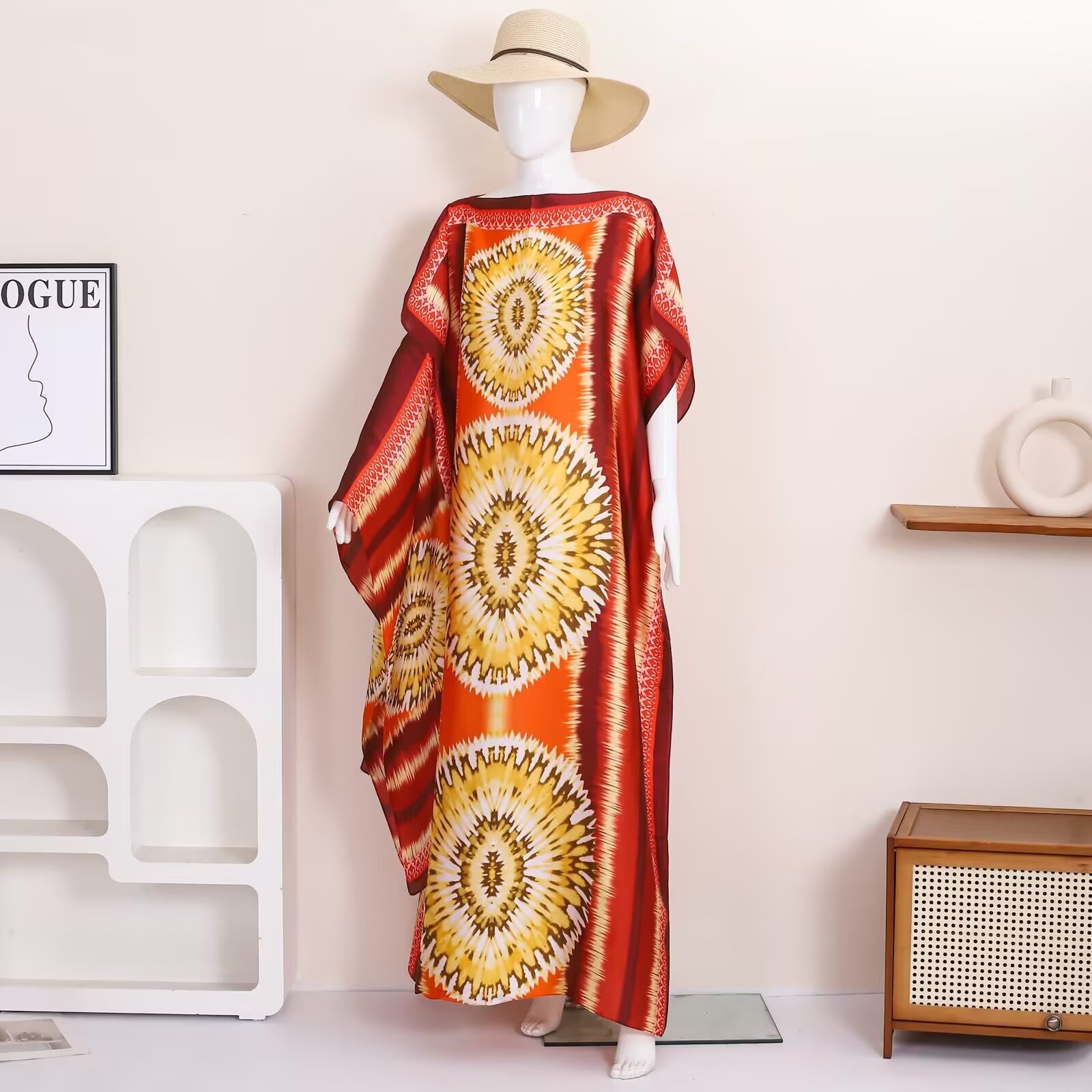 1 retro ethnic geometric print - Go Ethnic Fashion ulasan dan harga