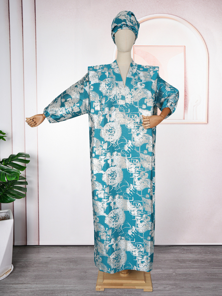 Loose Fit Shiny African Women' - Ethnic Style Dresses ulasan dan harga