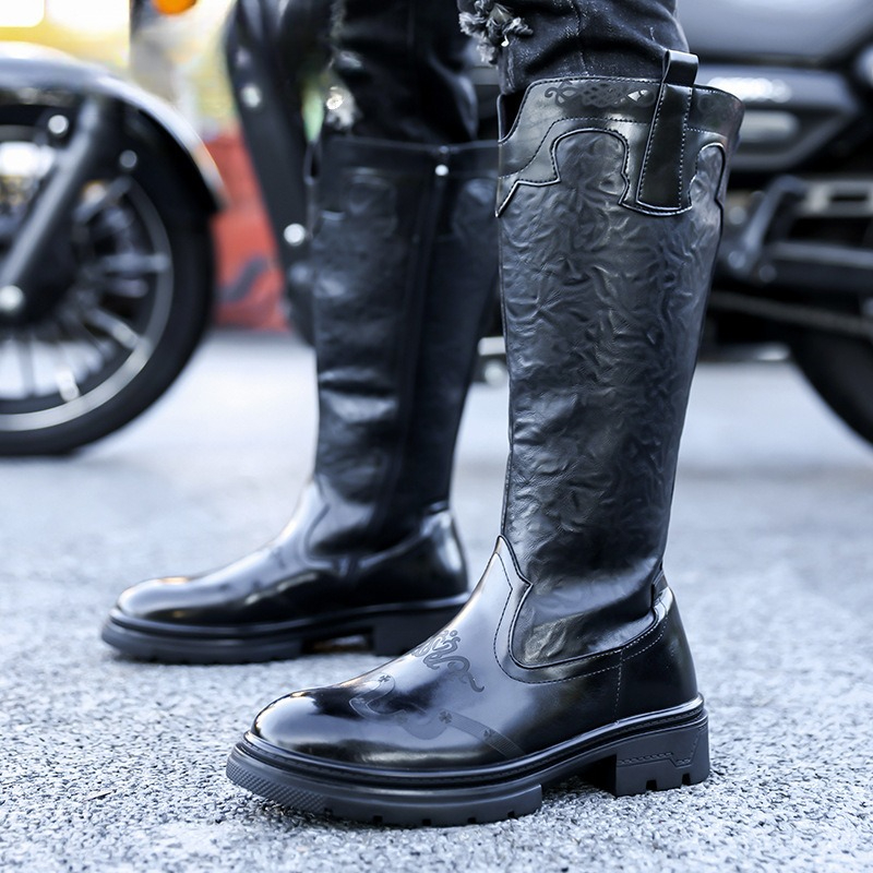 Men's Mid-calf Boots High Qual - Ethnic Fashion For Men ulasan dan harga