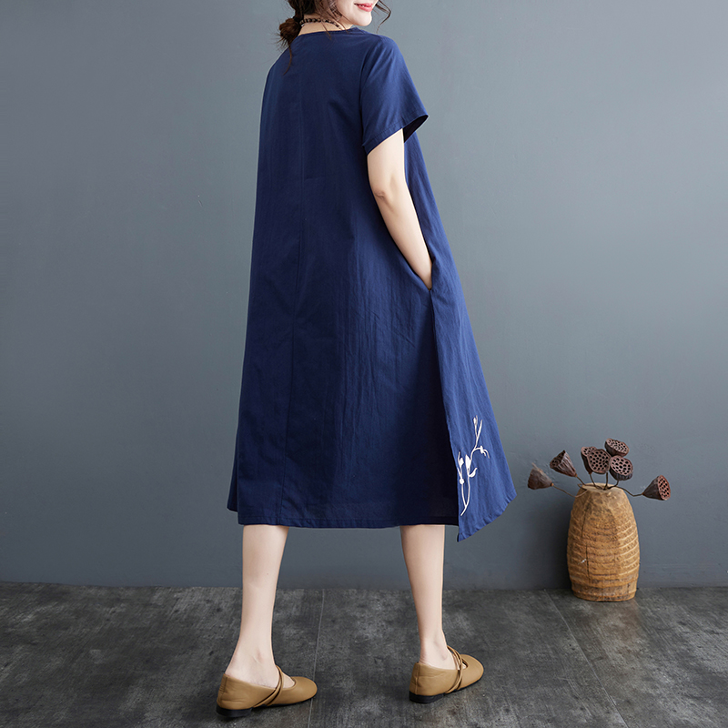 Summer 2024 Women's Mid-Length - Ethnic Style Dresses ulasan dan harga