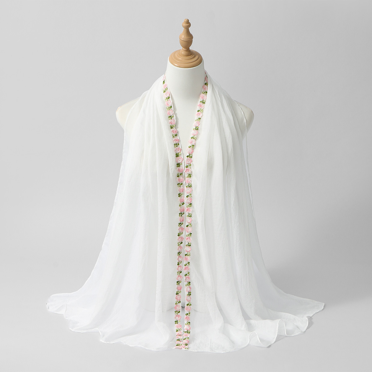 New Rose Embroidery Solid Colo - Ethnic Fashion For Ladies ulasan dan harga