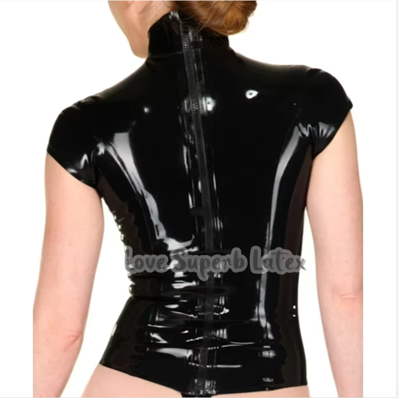 Sexy Black Women Latex Short S - Ethnic Outfit ulasan dan harga