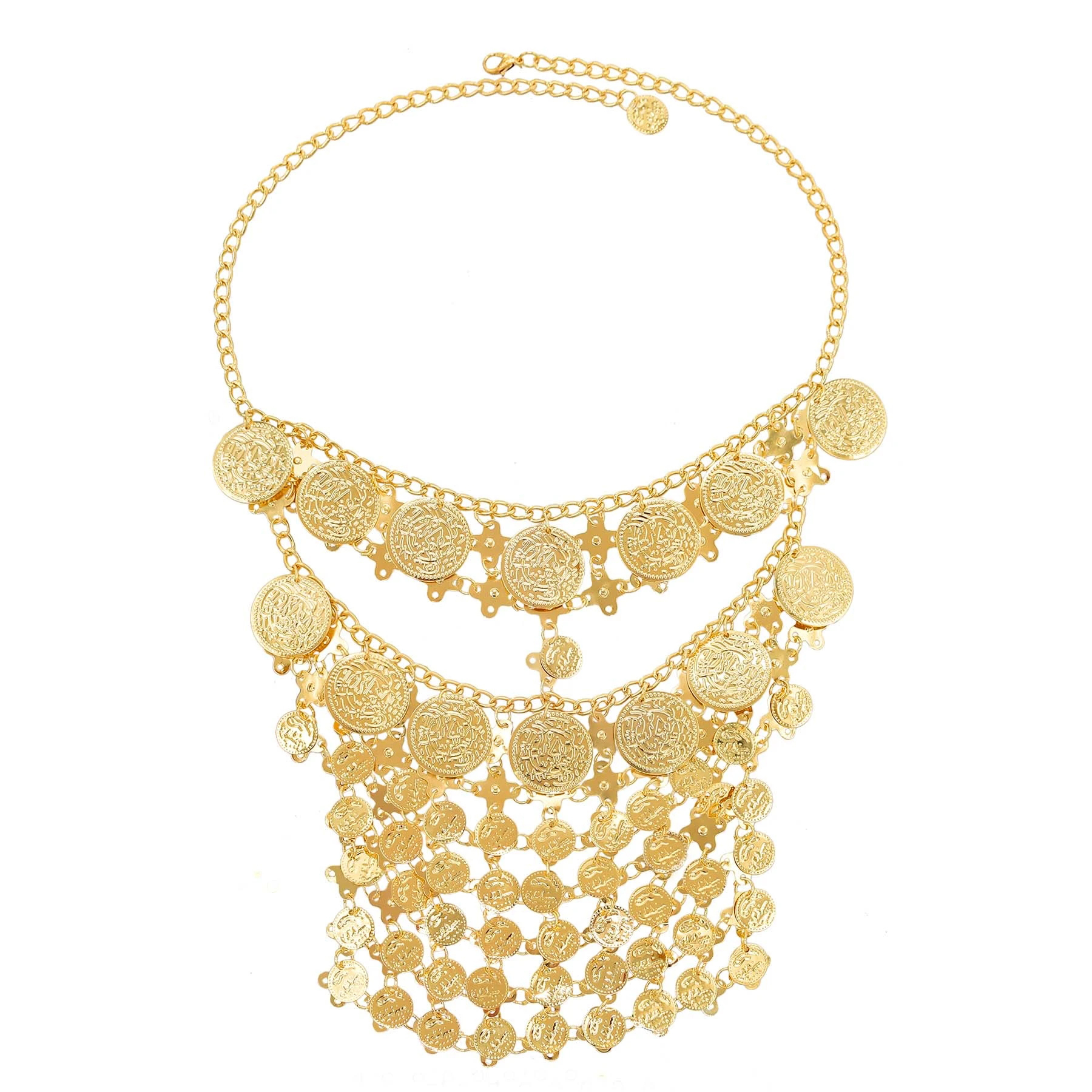 4 Golden Coin Tassel Mask Hair - Fashion Ethnic Indian Clothing ulasan dan harga