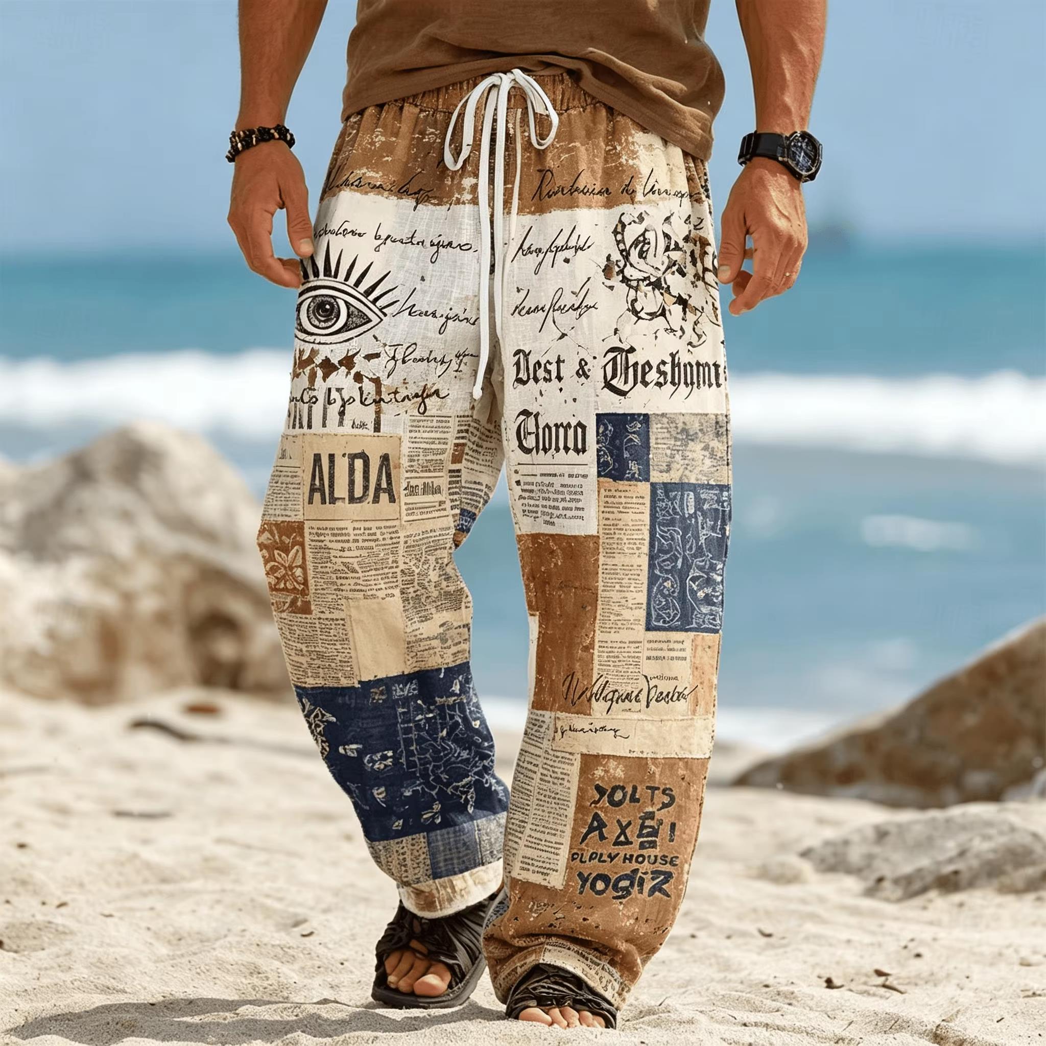 Summer Fashion New Bohemian Et - Ethnic Fashion For Men ulasan dan harga