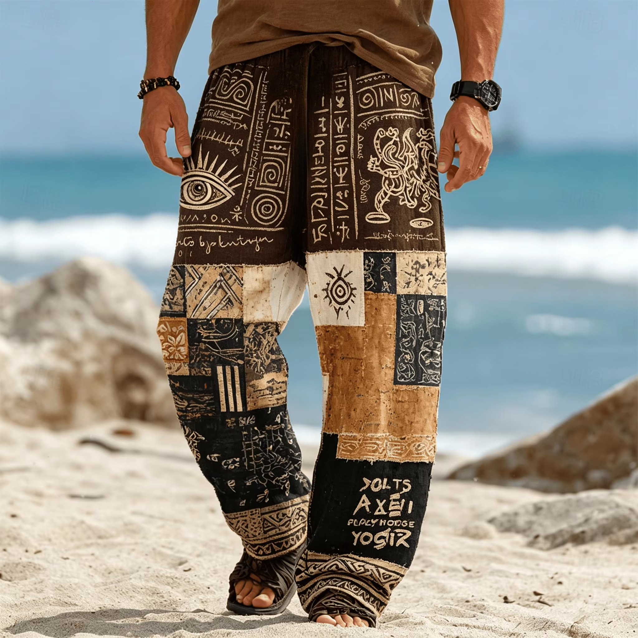 Summer Fashion New Bohemian Et - Ethnic Fashion For Men ulasan dan harga