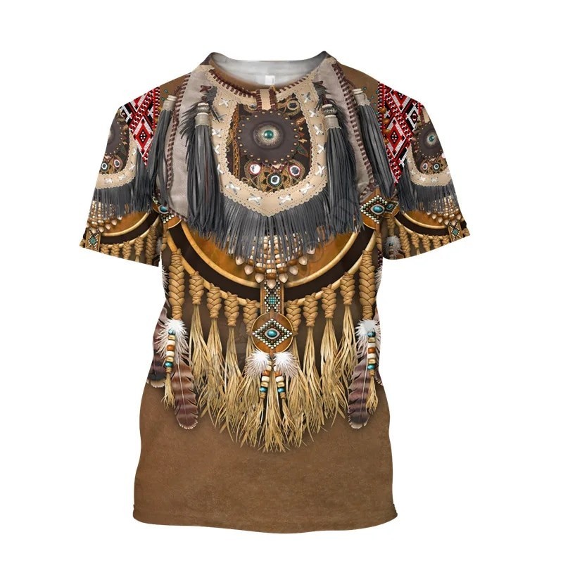 Indian Ethnic Style 3D Print T - Fashion Ethnic Indian Clothing ulasan dan harga