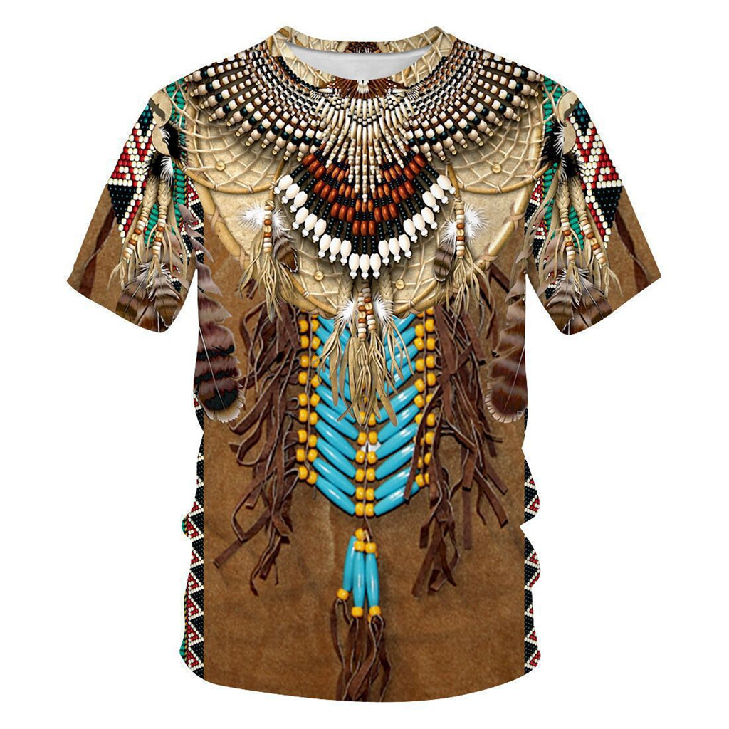Indian Ethnic Style 3D Print T - Fashion Ethnic Indian Clothing ulasan dan harga