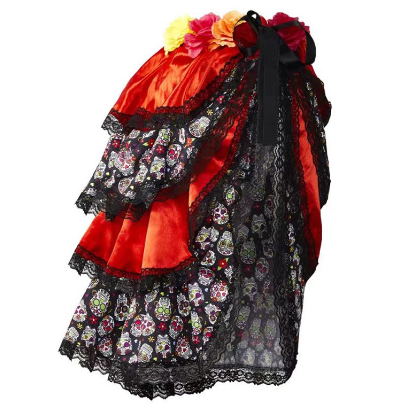 Halloween Ghost Bride Skeleton - Ethnic Wear Fashion Brand ulasan dan harga