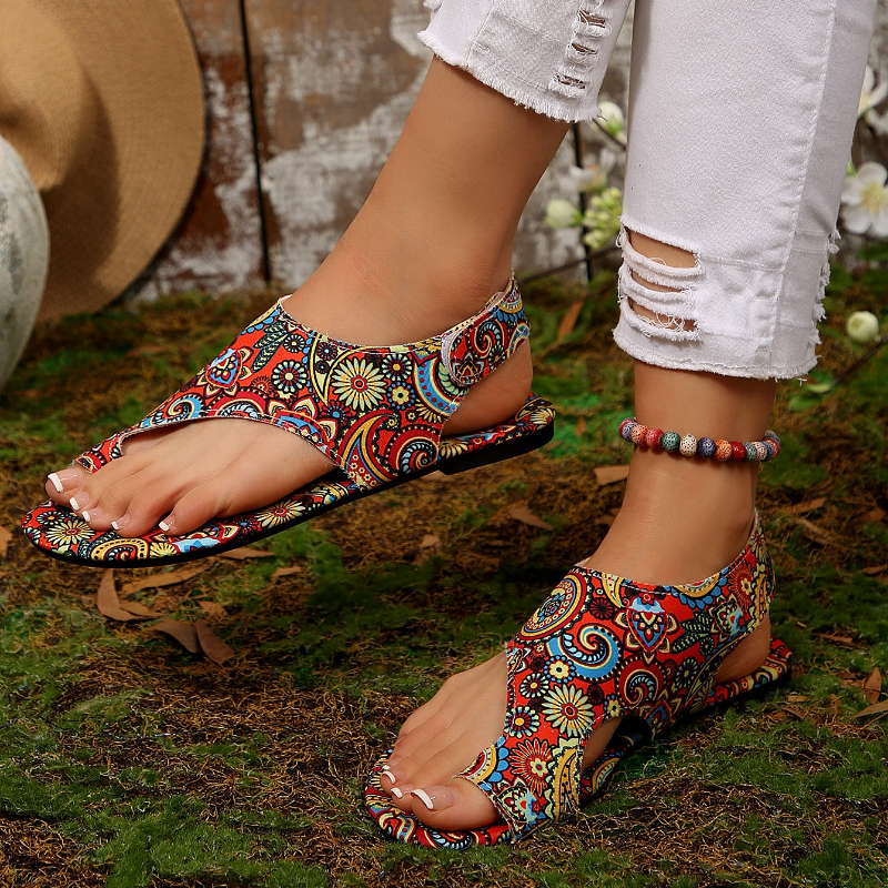 2026 New Bohemian Print Design - Ethnic Style Dresses ulasan dan harga