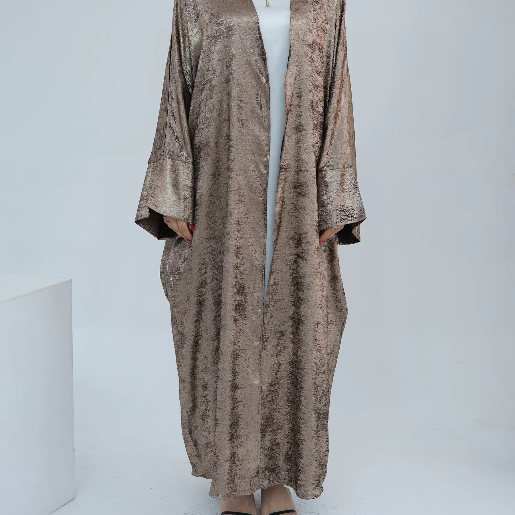 Fashionable Patchwork Open Car - Ethnic Style Dresses ulasan dan harga