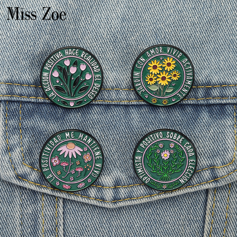 Inspirational Quotes Enamel Pi - Ethnic Fashion Quotes ulasan dan harga